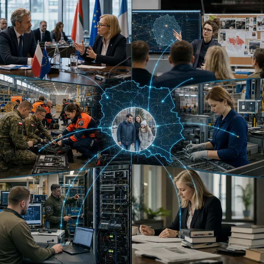 Dyplomacja, informacja, wojsko, gospodarka, technologia i prawo realizują wspólną misję bezpieczeństwa.