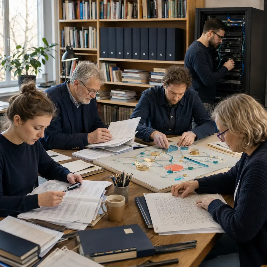 Zespół redakcyjny i ekspercki opracowuje źródła, dokumenty, grafiki i konsultacje dziewięciu postulatów TechnoSanacji.