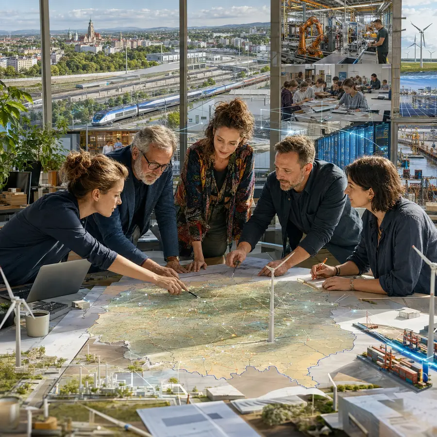 Międzypokoleniowy zespół ekspertów i obywateli pracuje nad mapą Polski łączącą dane, energię, przemysł, kulturę i usługi publiczne.